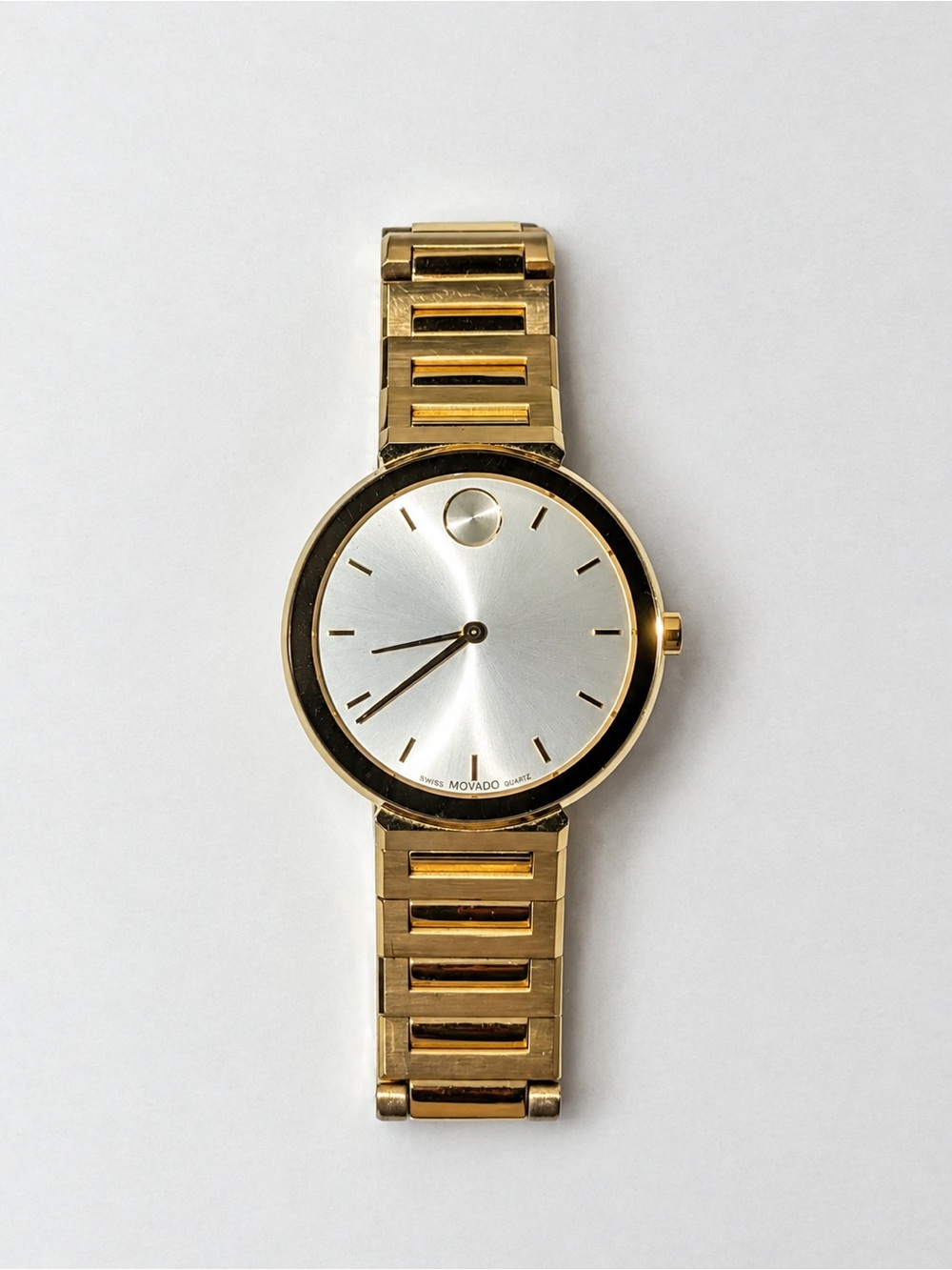 Movado Gold-Tone Minimalist Bracelet Watch